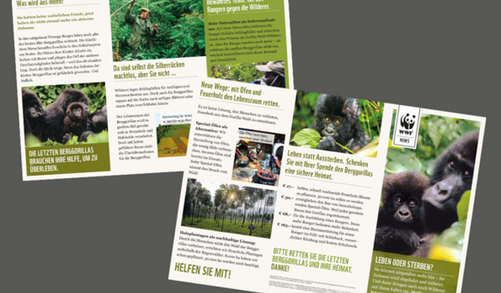 WWF Gorilla-Mailing